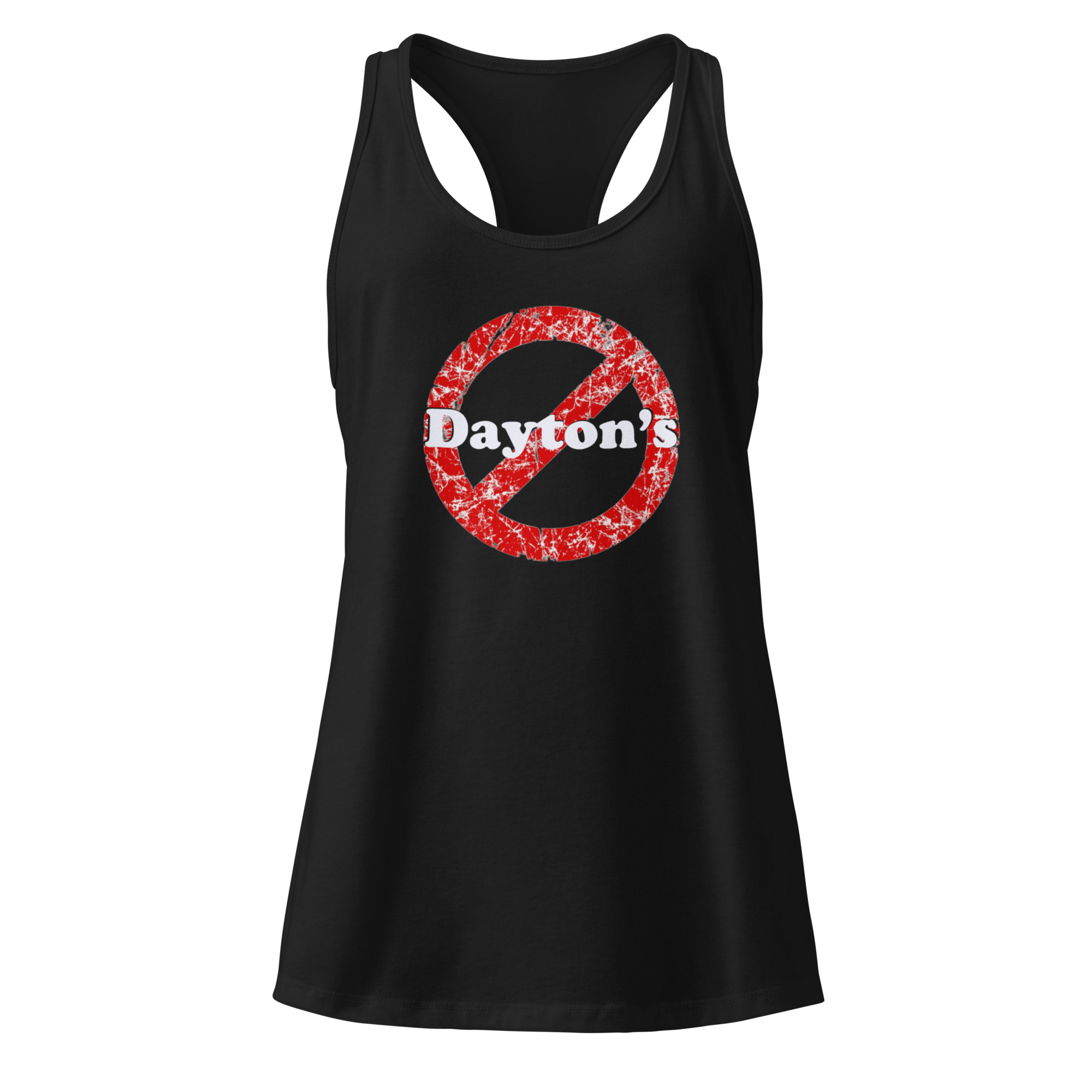 No Dayton's Allowed - Women's Tank Top (T-Back) White Lettering